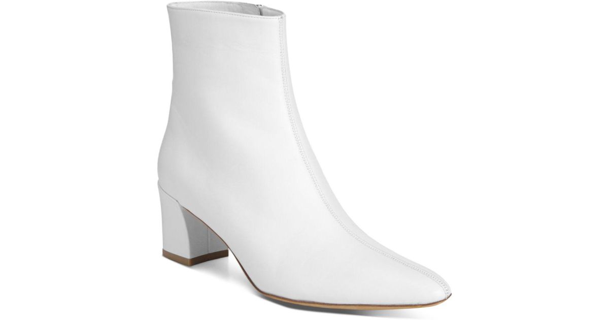 vince white booties