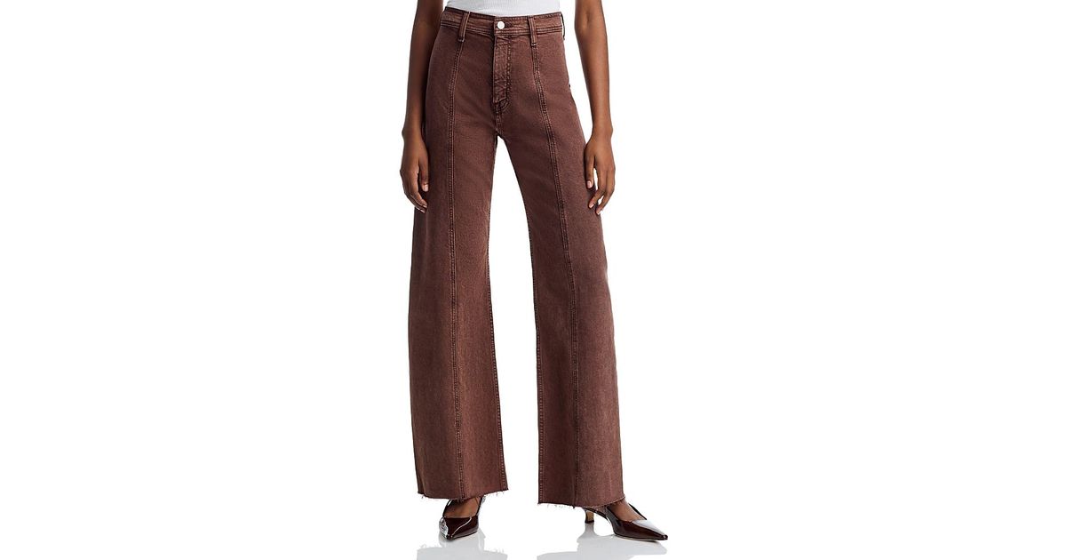 Lavender Penny Crop High Rise Wide Leg in Haze by PISTOLA main image 1