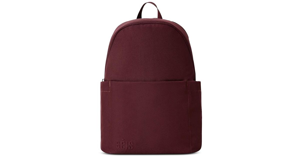 BEIS The Classic Backpack in Red | Lyst