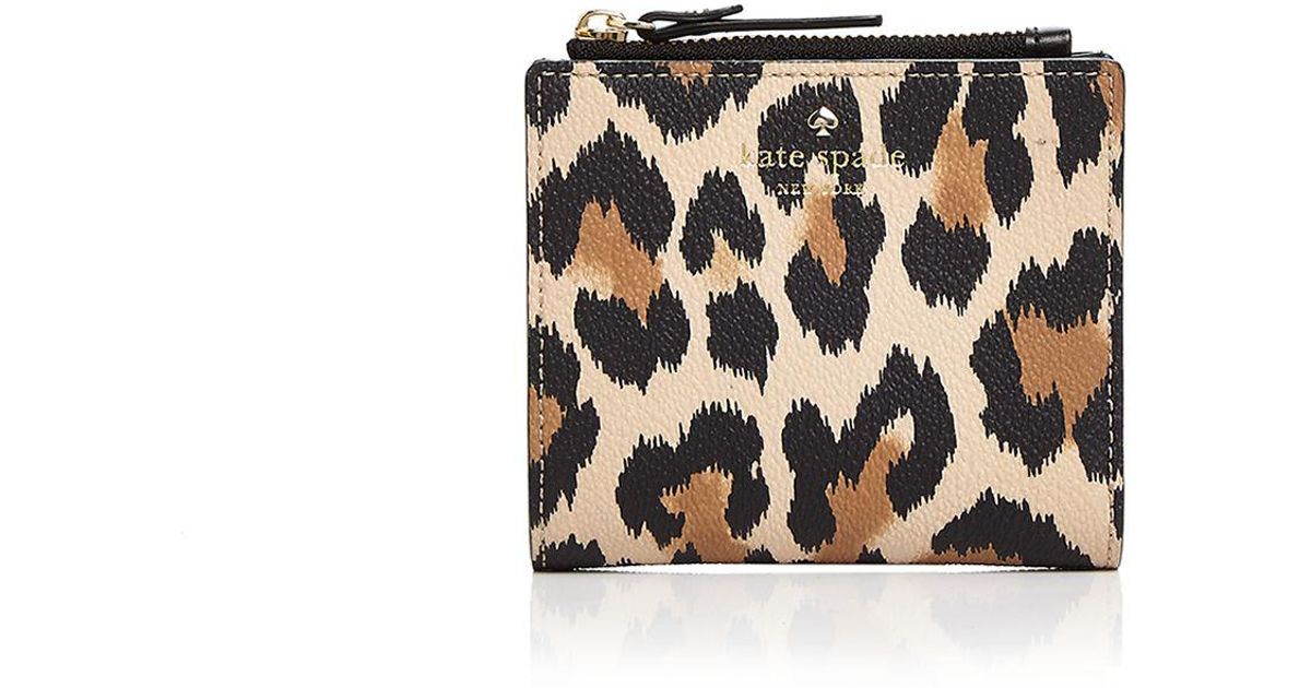 kate spade leopard print wallet