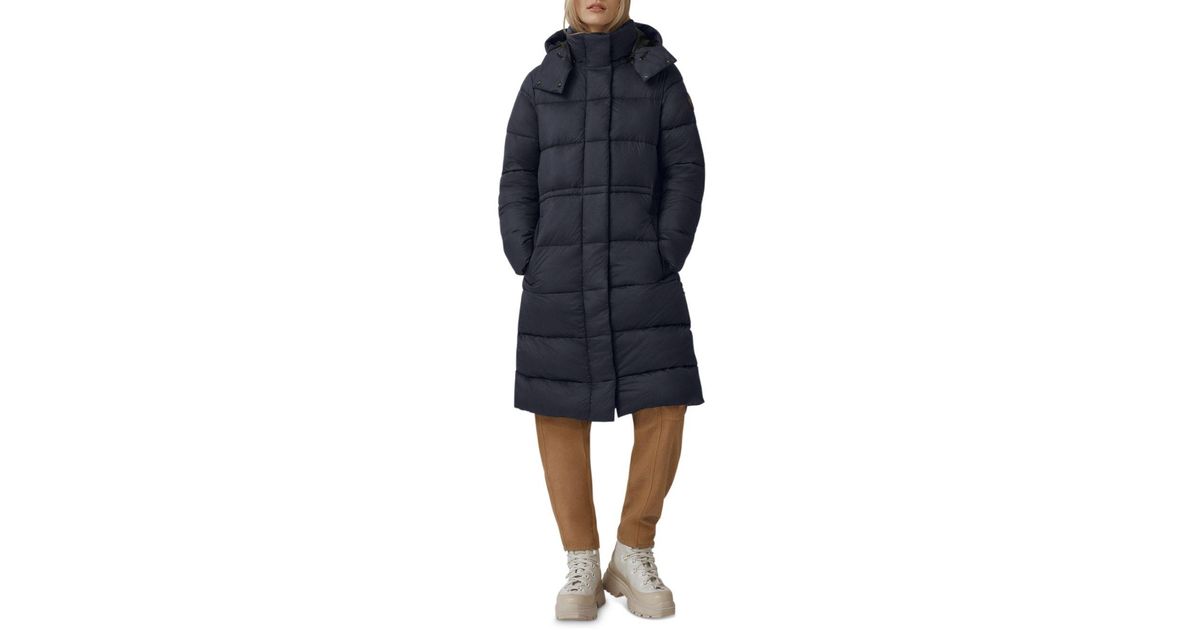 Canada Goose Arosa Quilted Down Parka in Blue Lyst