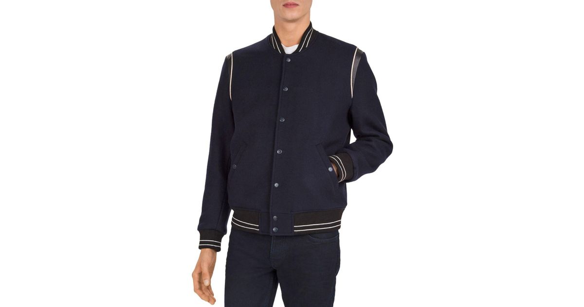 kooples varsity jacket