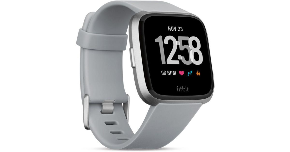 fitbit versa grey woven