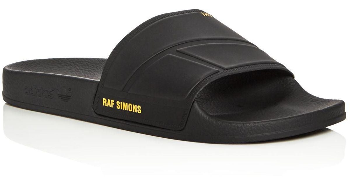 raf simons adidas flip flops
