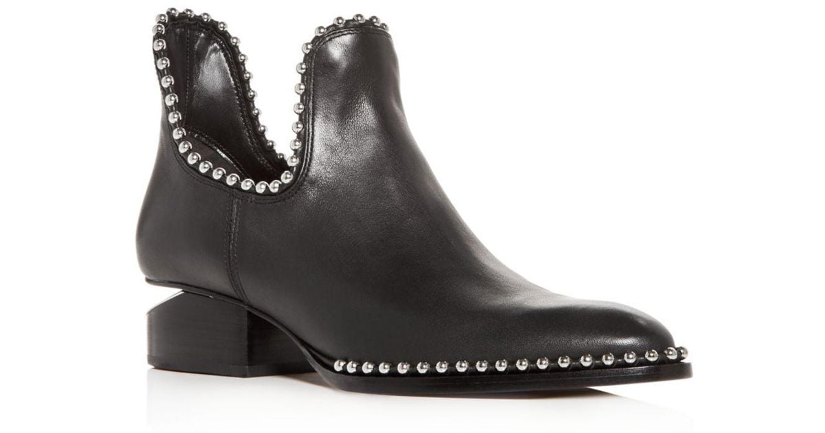 alexander wang cutout booties
