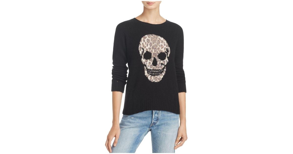 Distressed skull sweater Clearance