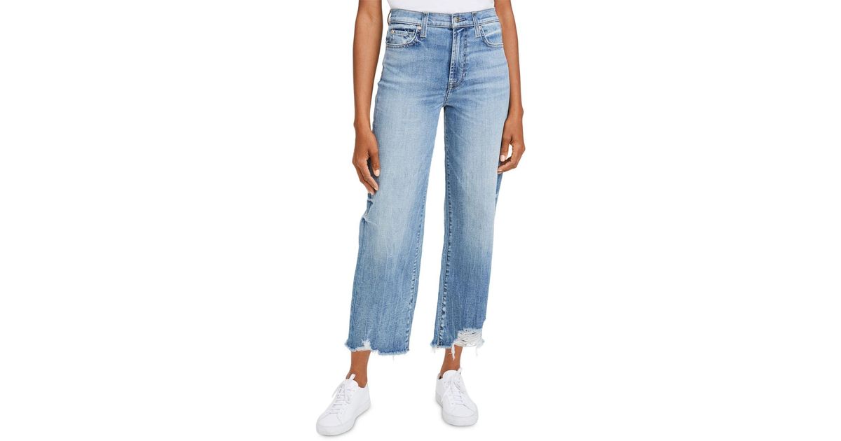 7 For All Mankind Denim Alexa Cropped 