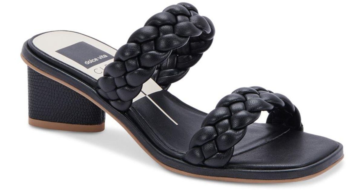 dolce vita braided heels