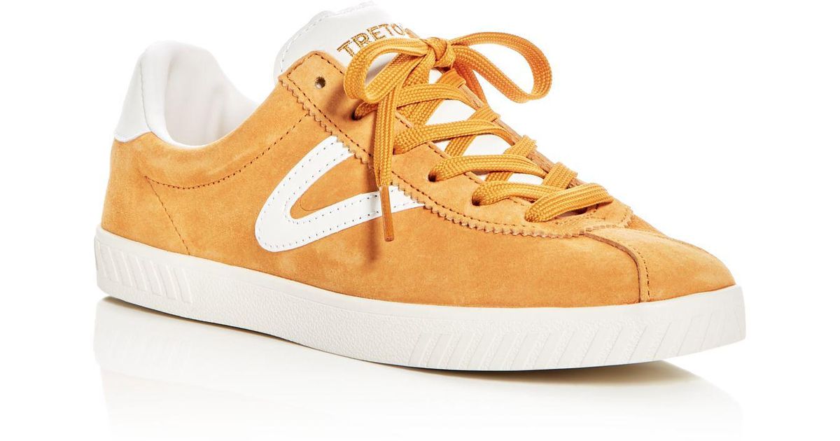 tretorn yellow sneakers