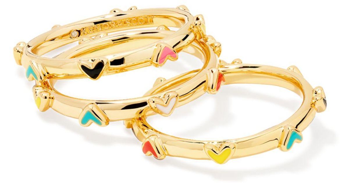 Kendra Scott Haven Heart Ring in Metallic Lyst