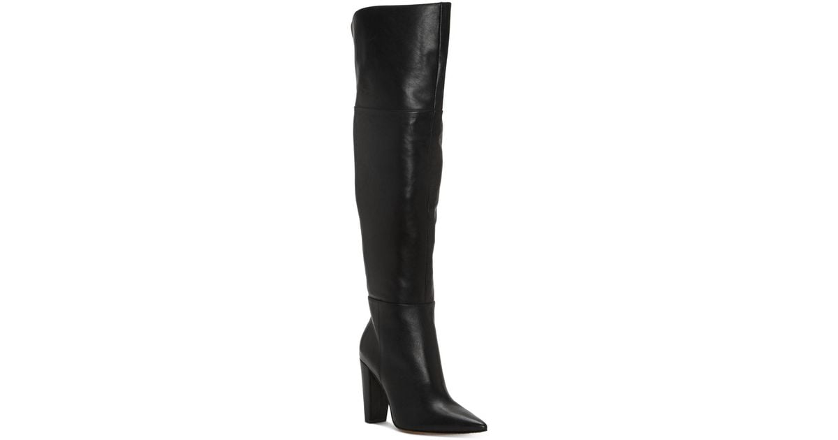 Vince Camuto Minnada High Heel Over The Knee Boots in Black | Lyst