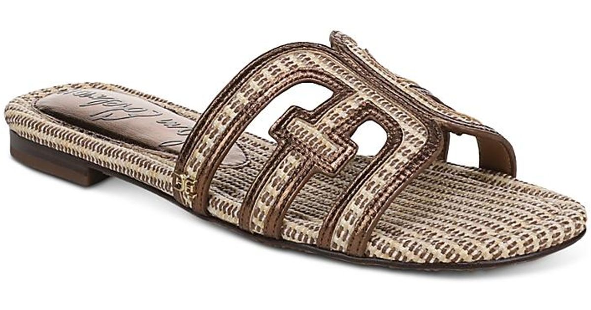 Sam Edelman Bay Multi Slides in Brown | Lyst
