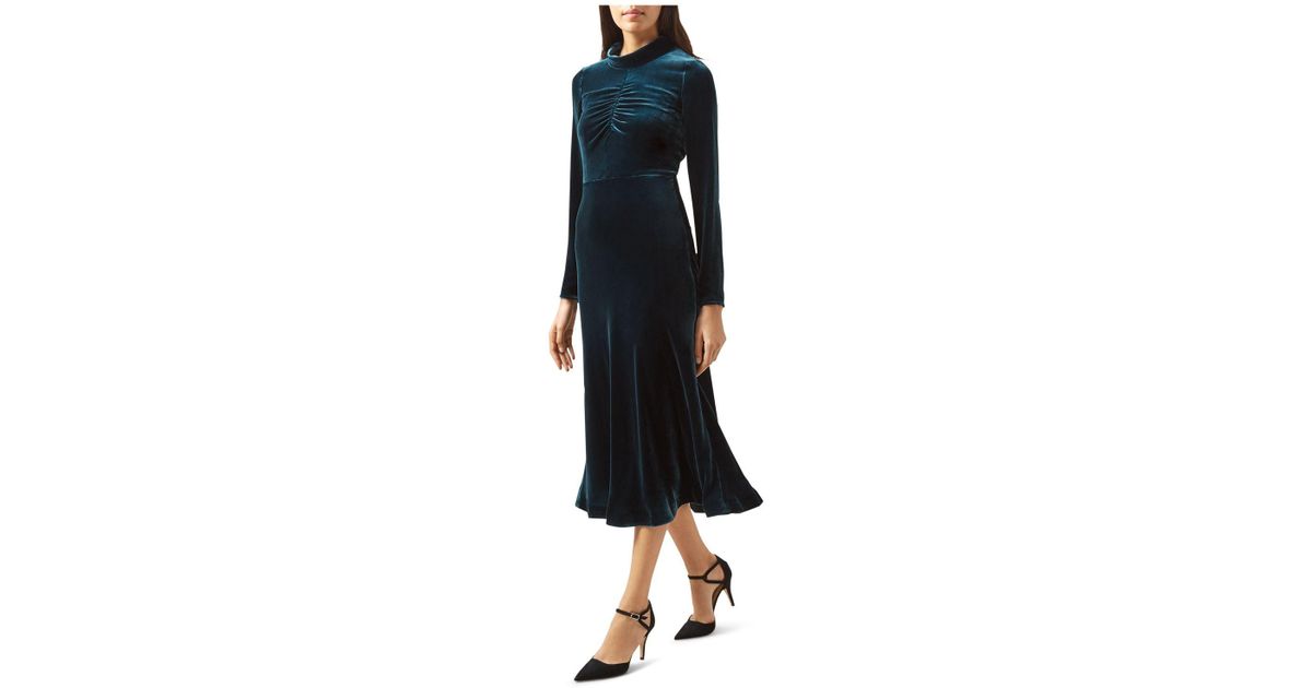 hobbs green velvet dress Off 65 