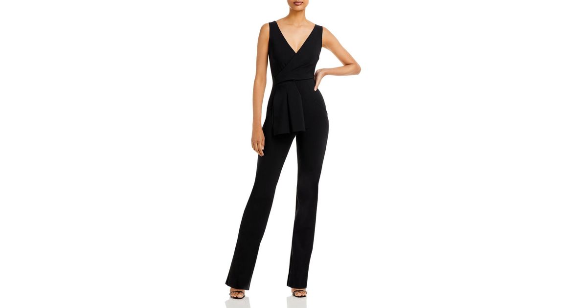 La Petite Robe Di Chiara Boni Synthetic Turid Jumpsuit in Black Lyst