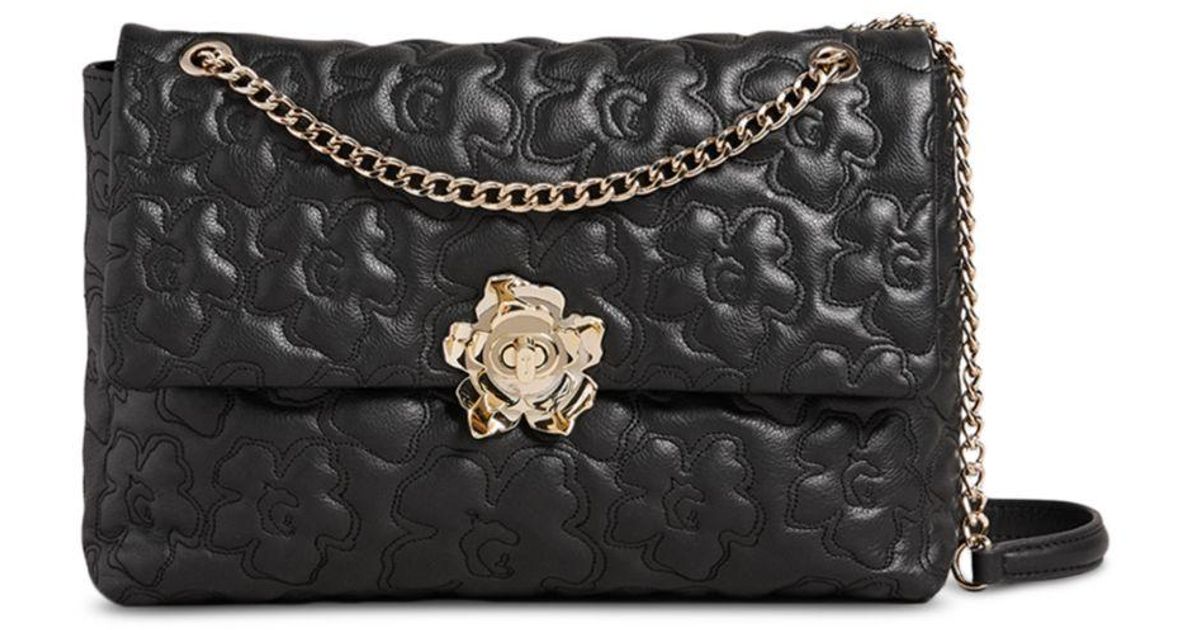Ted Baker Ayshah Magnolia Quilted Large Crossbody Bag in Black Lyst
