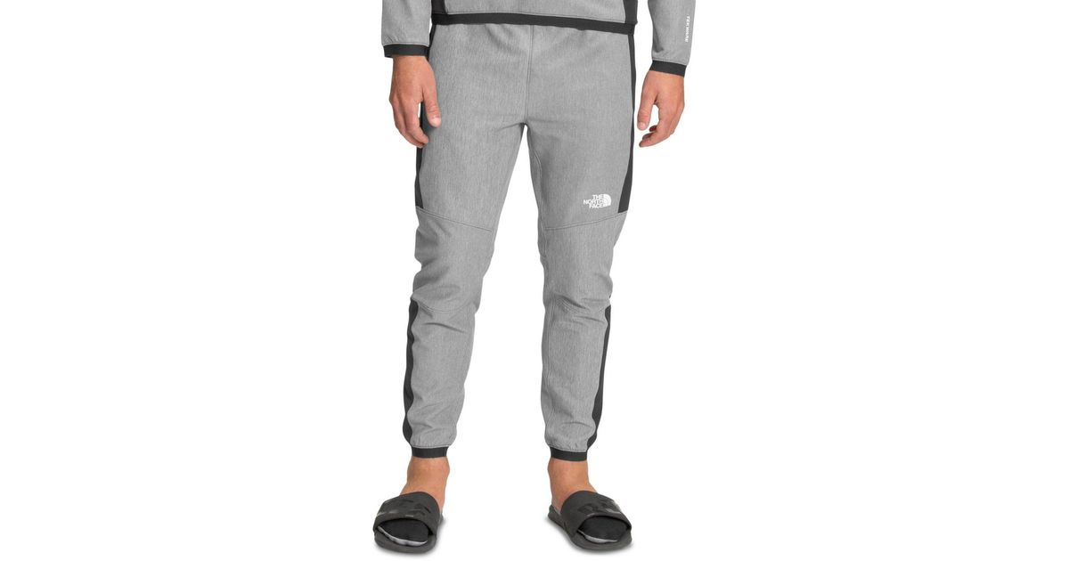 The North Face Synthetic Tekware® Color Blocked Regular Fit Jogger Pants in Gray for Men | Lyst
