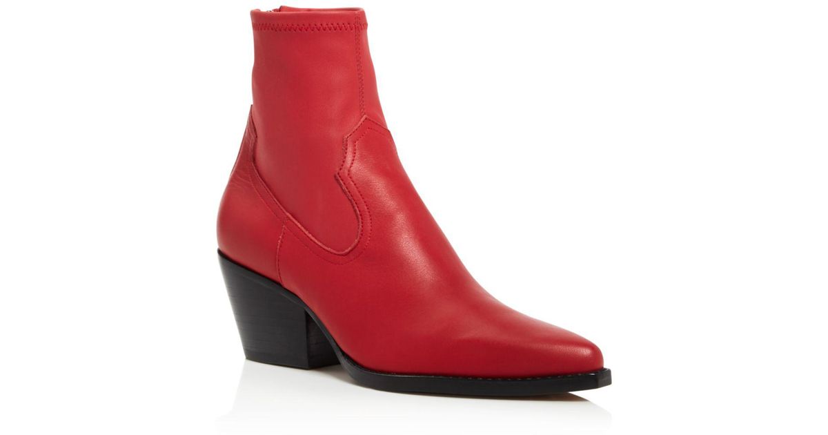 dolce vita women's shanta leather western booties