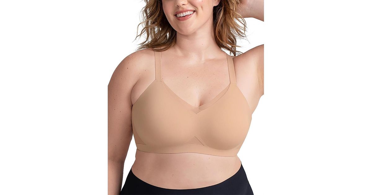 Honeylove Liftwear Crossover Bra in Natural | Lyst