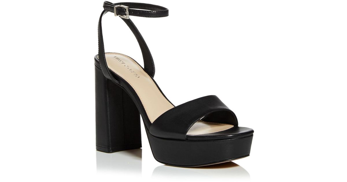 Amazon.com | Vince Camuto Women's Pendry Platform Heel Sandal Heeled, Black, 8.5 | Platforms 