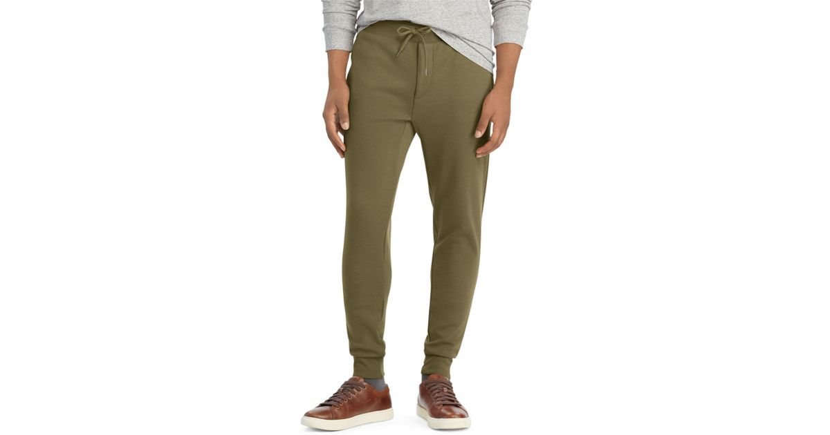Polo Ralph Lauren Double-knit Jogger Pants in Olive (Green) for Men | Lyst