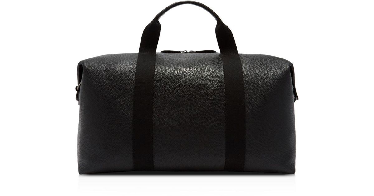 ted baker leather weekend bag