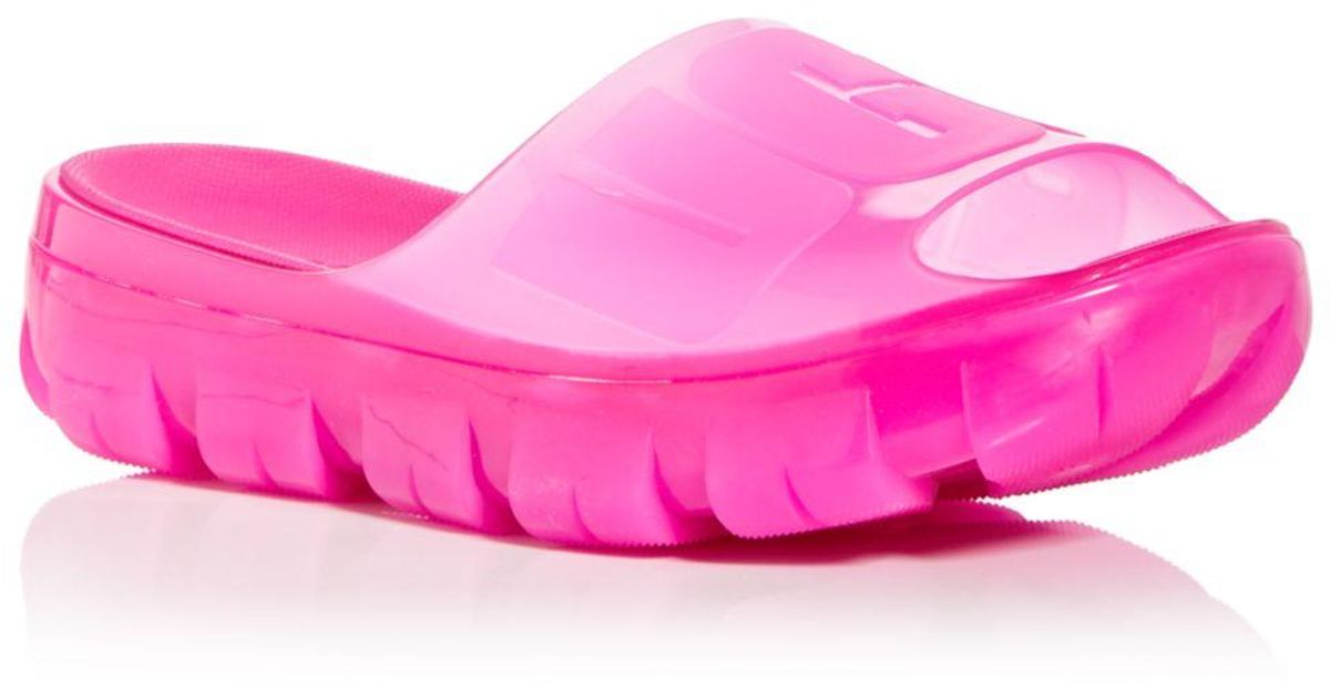 UGG Jella Slide Sandals in Pink | Lyst