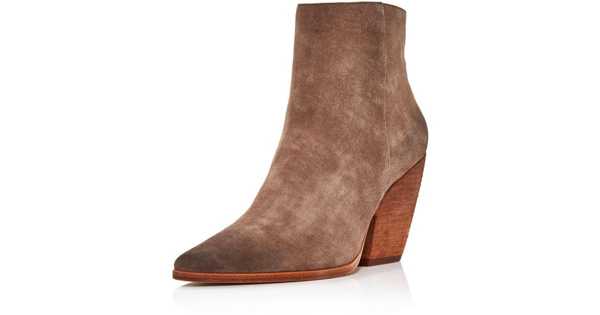 charles david leather bootie