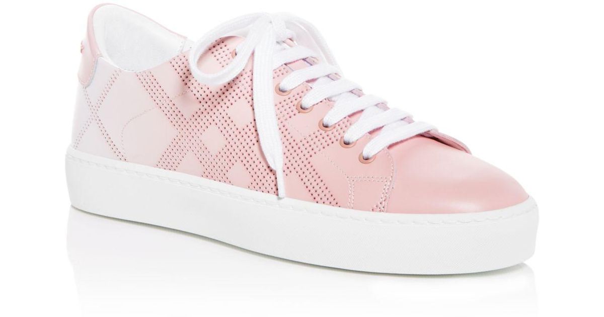pink burberry sneakers