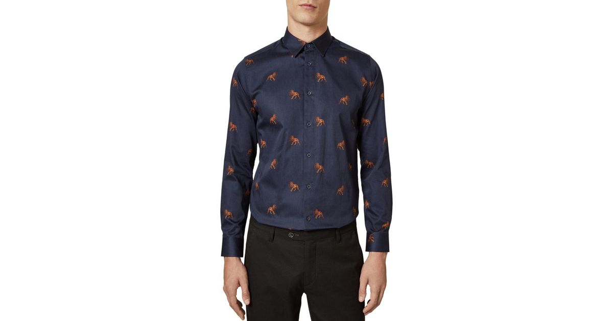ted baker button down shirt