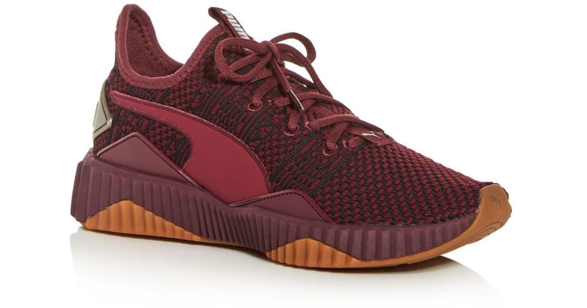 puma defy purple