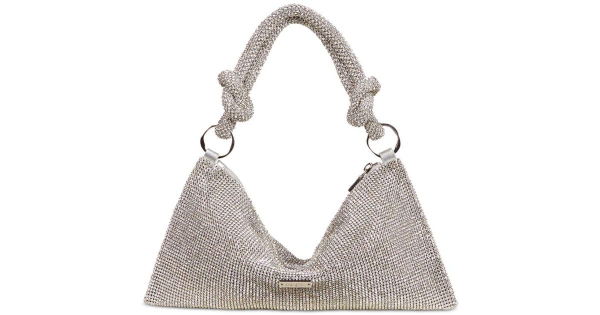 Cult Gaia Synthetic Hera Nano Rhinestone Shoulder Bag Lyst
