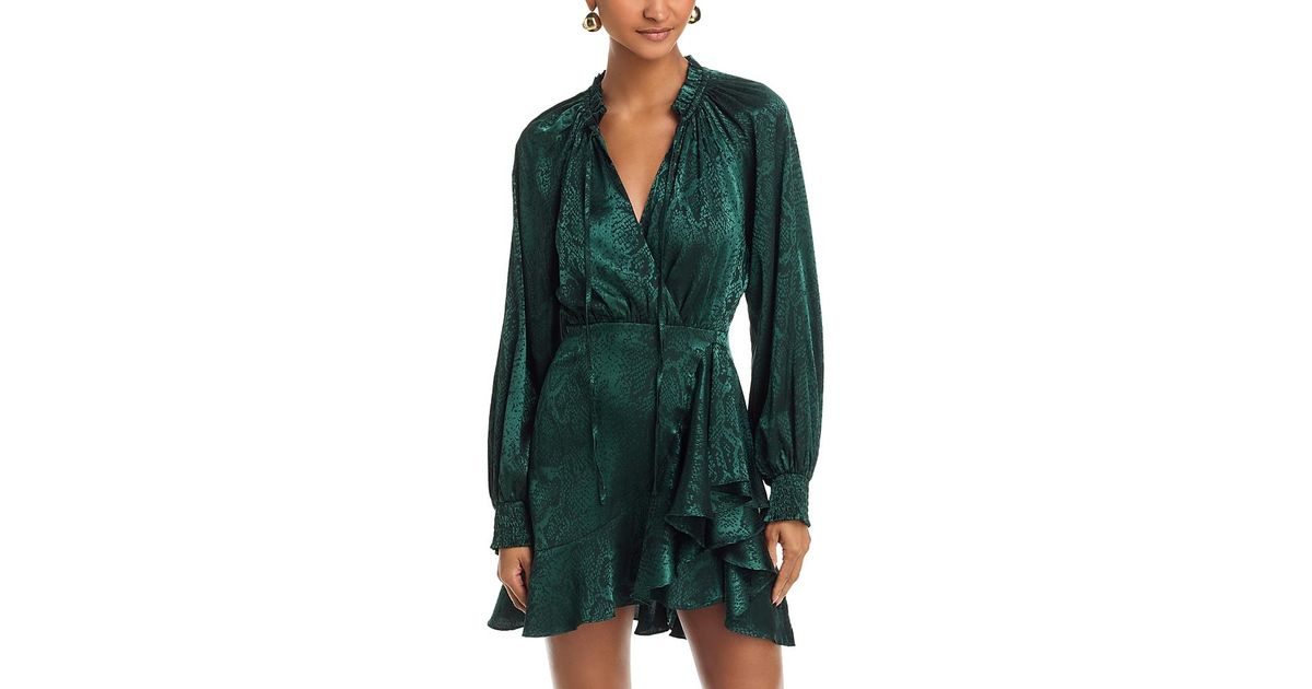 dark aqua green dress Zapaka Women Dark Green Bridesmaid Dress with Slit Spaghetti Straps Ruche Long Wedding Guest Dress, Dark Green / US24W