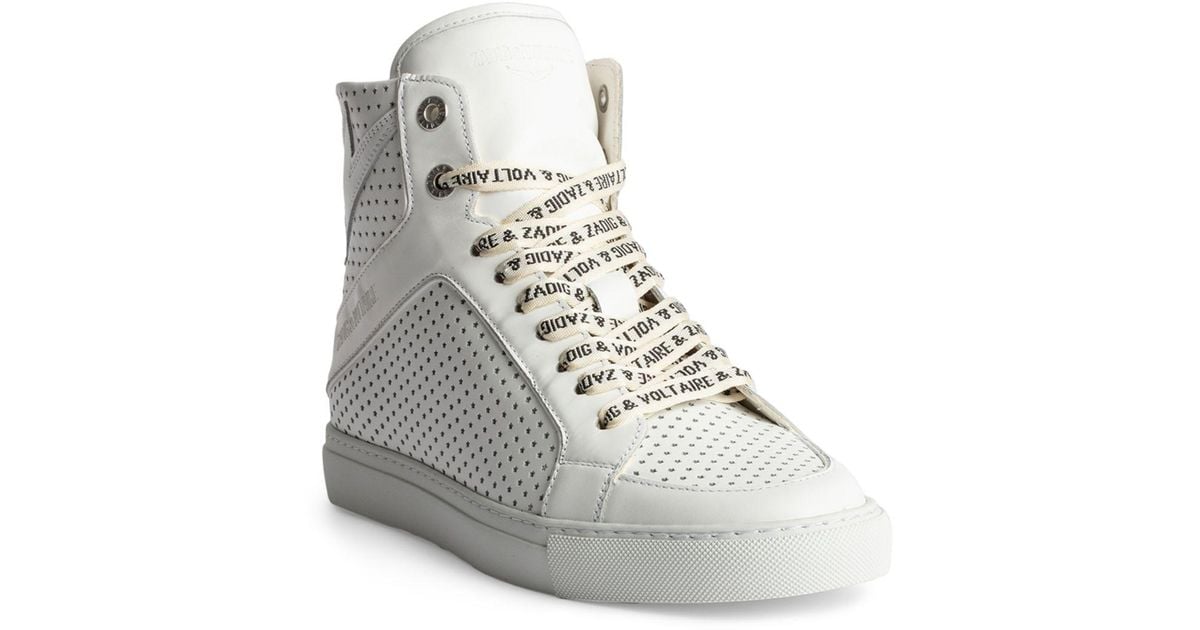 zadig and voltaire high top sneakers