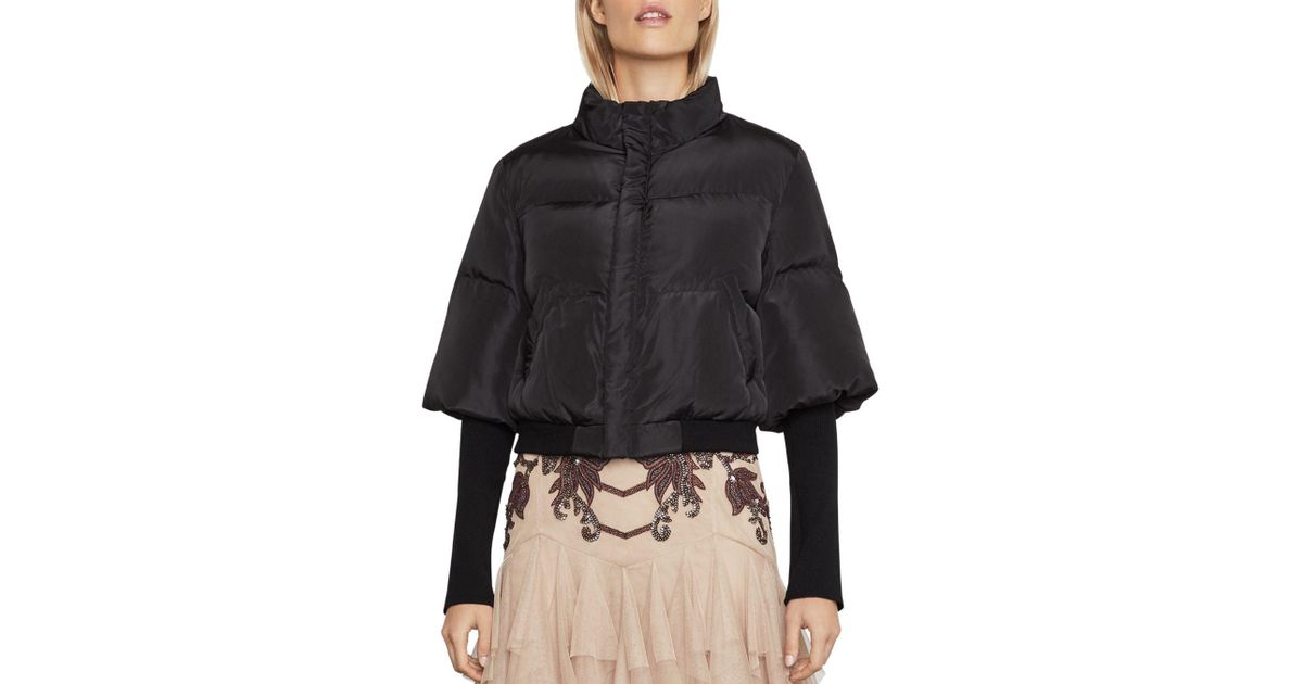 BCBGMAXAZRIA Bcbg Quilted Puffer Jacket in Black Lyst