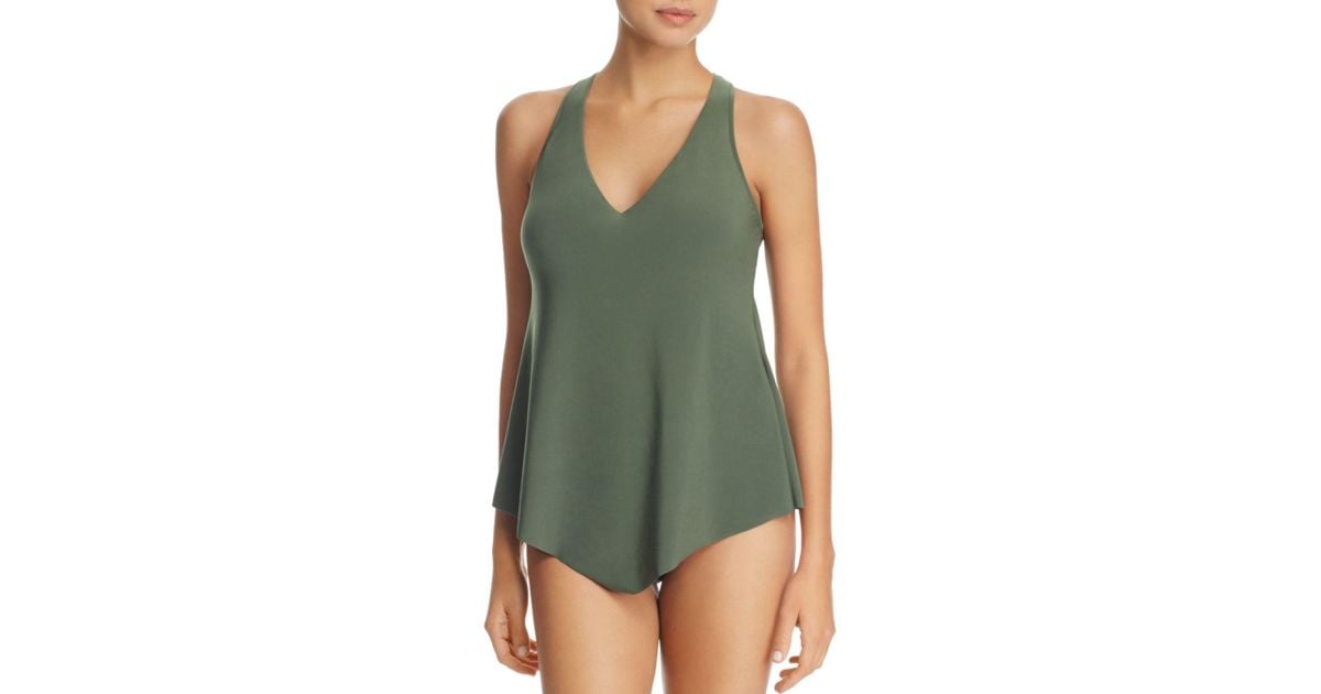 Magicsuit Solid Taylor Tankini Top in Olive Green (Green) Lyst