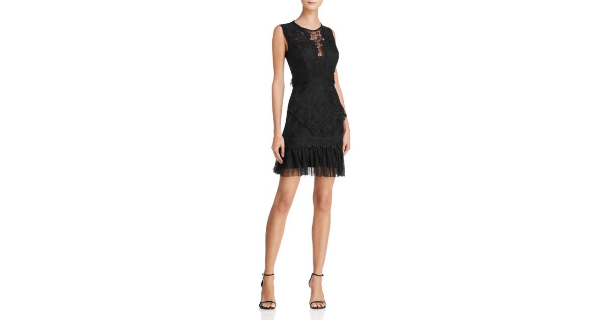 bardot mesh dress