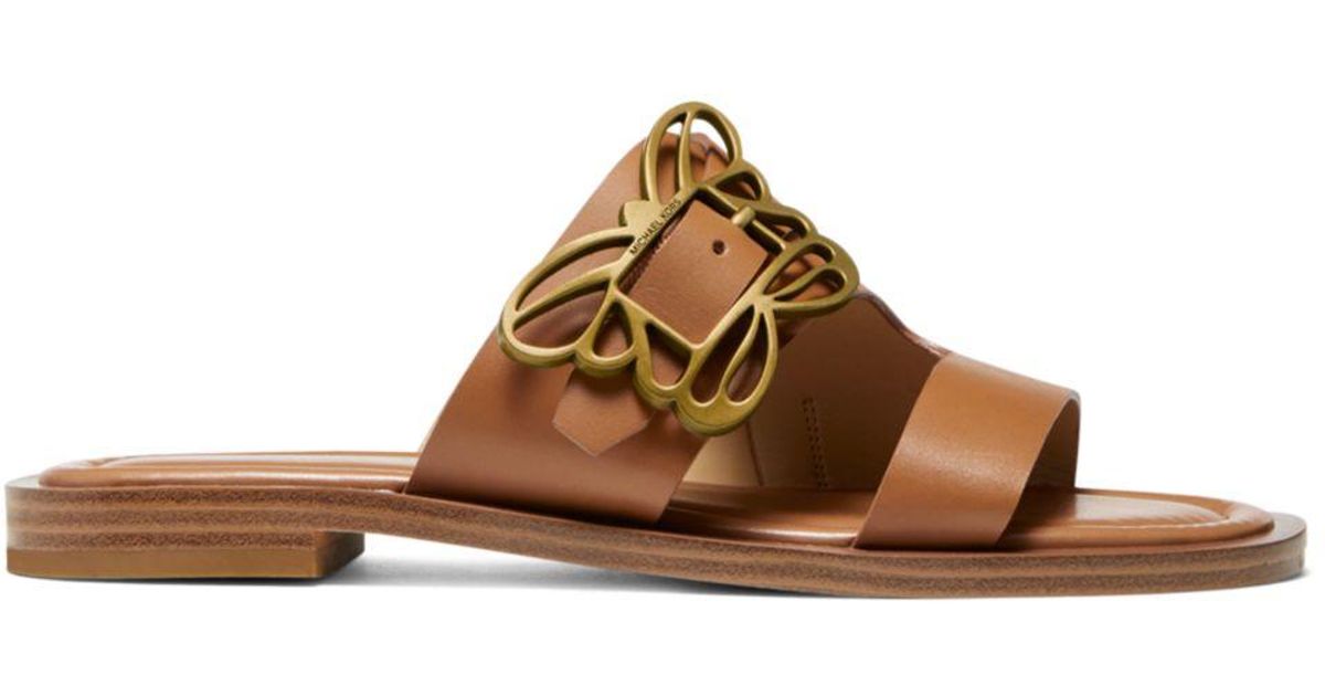 michael kors sandals womens brown