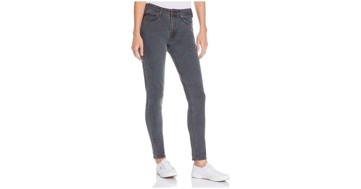 levi's high rise skinny black