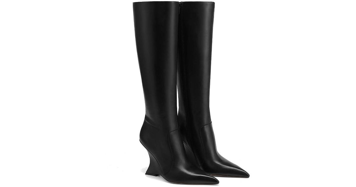 Naked Wolfe Las Vegas Leather Boots in Black | Lyst