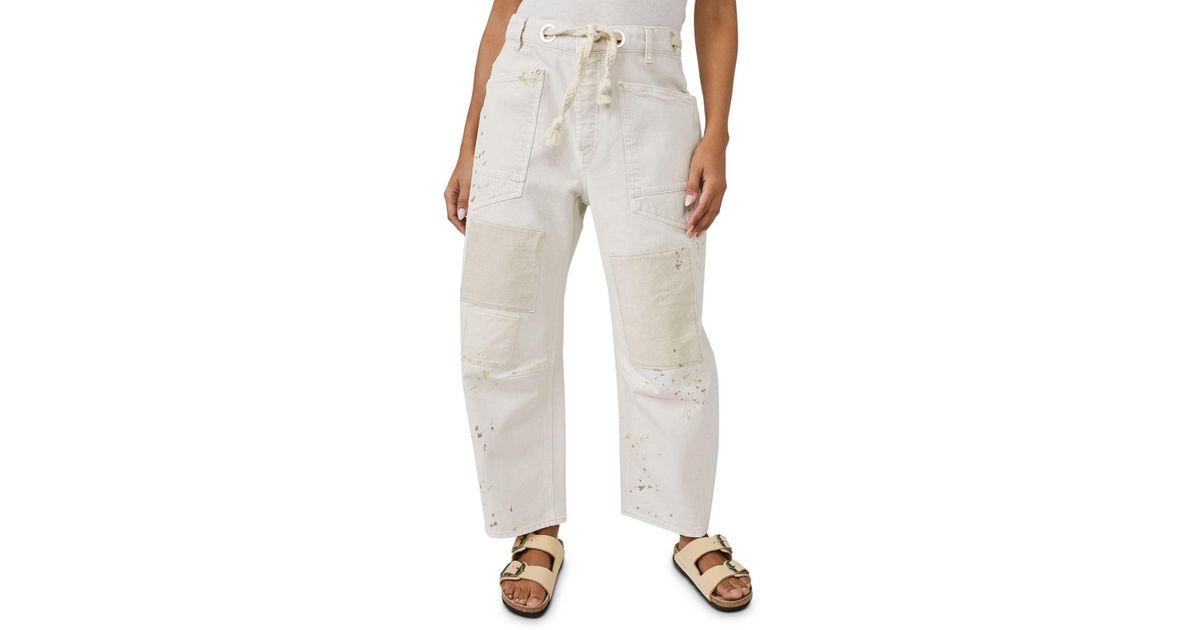 Free People Moxie Rope Drawstring Pants in Natural Lyst