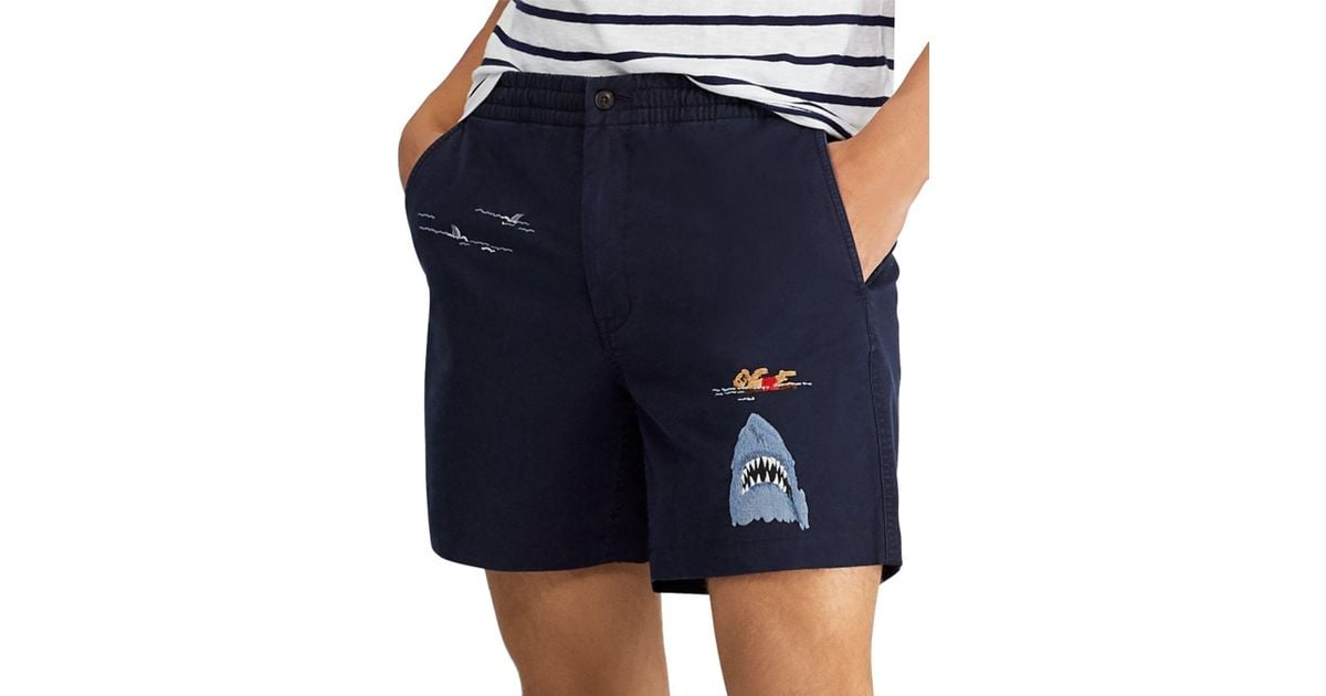 ralph lauren shark shorts