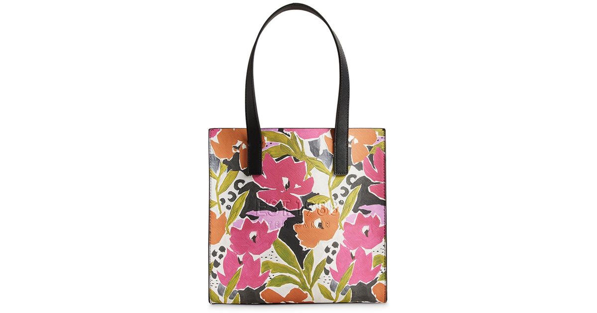 Ted Baker Malicon Printed Magnolia Large Icon Bag in Pink | Lyst