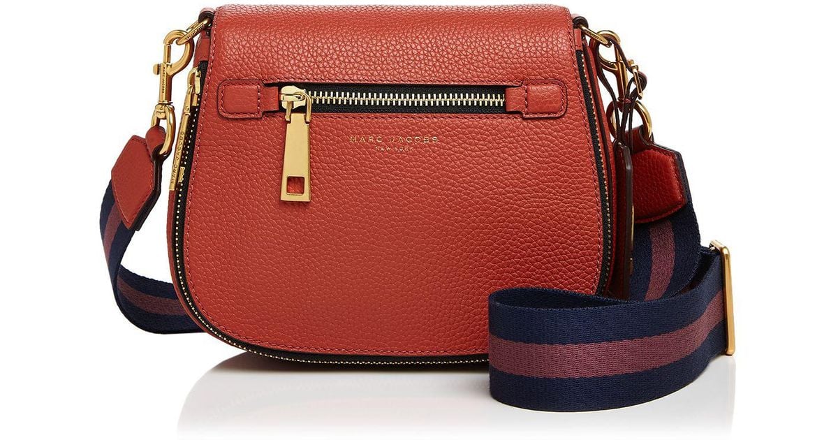 Marc Jacobs Gotham Small Leather Saddle Bag in Copper/Gold (Blue) Lyst