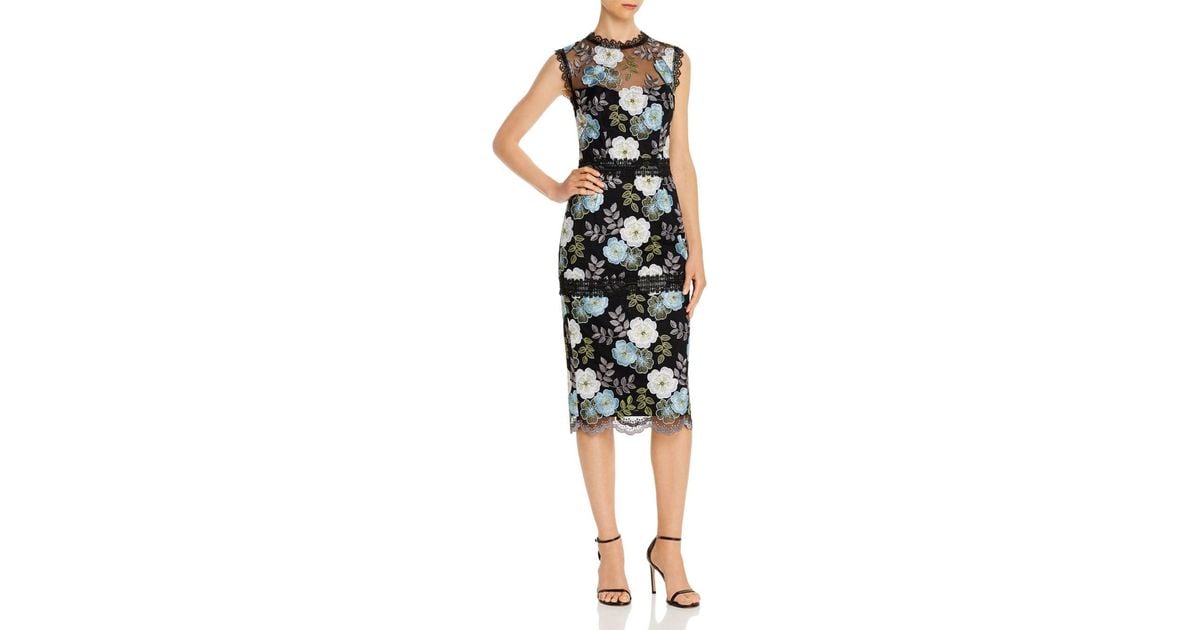 bronx and banco black lace dress