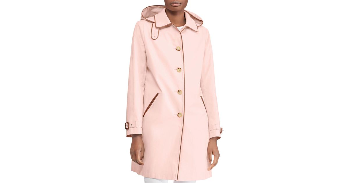 lauren ralph lauren hooded trench coat