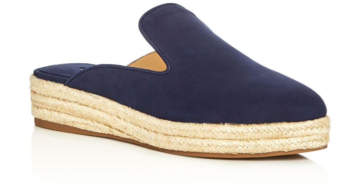platform espadrille mules