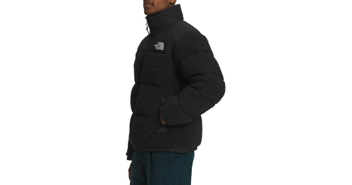 The North Face Sherpa Nuptse Jacket in Black for Men Lyst