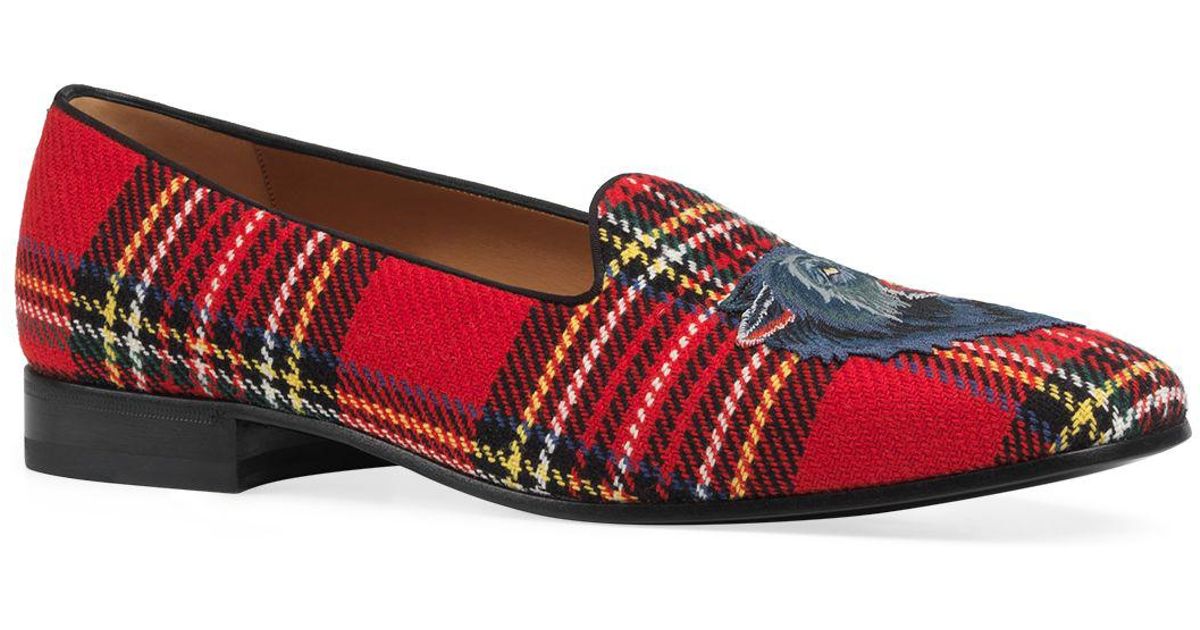 gucci wolf head loafers