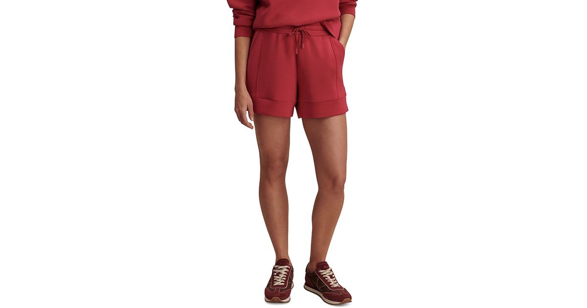 Varley Rich Raspberry Varley Atrium High Rise Shorts in Red | Lyst