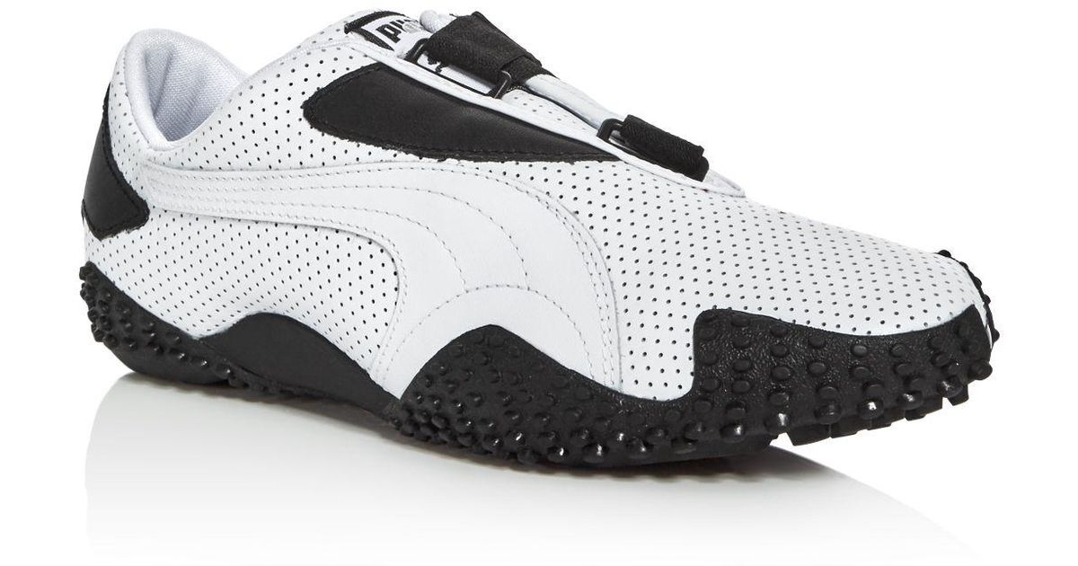 PUMA Mostro Perforated Leather Sneakers 